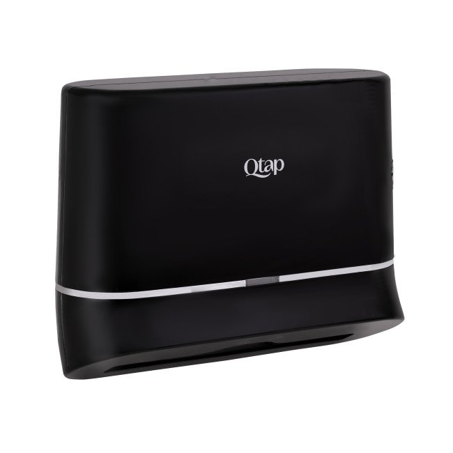 Тримач для паперових рушників Qtap Pohodli 300 мм QTDR600BP Black (Pobut) Тримач для паперових рушників Qtap Pohodli 300 мм QTDR600BP Black (Pobut)