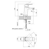 Змішувач для раковини Qtap Nihonto QTNH1022101C Chrome Змішувач для раковини Qtap Nihonto QTNH1022101C Chrome