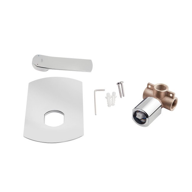 Змішувач для душу Qtap Slavonice прихованого монтажу QTSLV6042103C Chrome Змішувач для душу Qtap Slavonice прихованого монтажу QTSLV6042103C Chrome