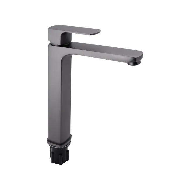 Змішувач для раковини Qtap Lipno високий QTLIPNO10H23101G Graphite Змішувач для раковини Qtap Lipno високий QTLIPNO10H23101G Graphite