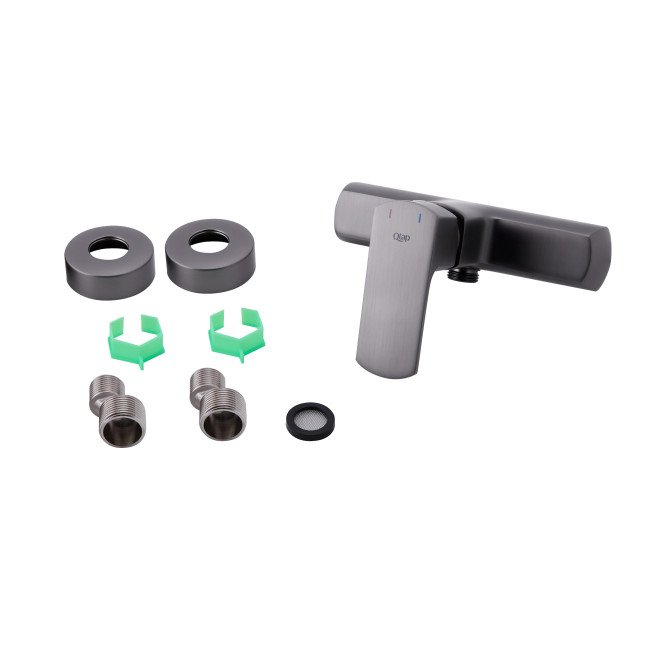 Змішувач для душу Qtap Lipno QTLIPNO4023101G Graphite