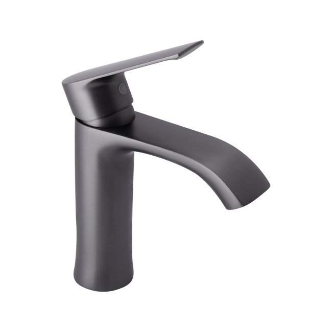 Змішувач для раковини Qtap Zelnava QTZELN1050101G Graphite Змішувач для раковини Qtap Zelnava QTZELN1050101G Graphite