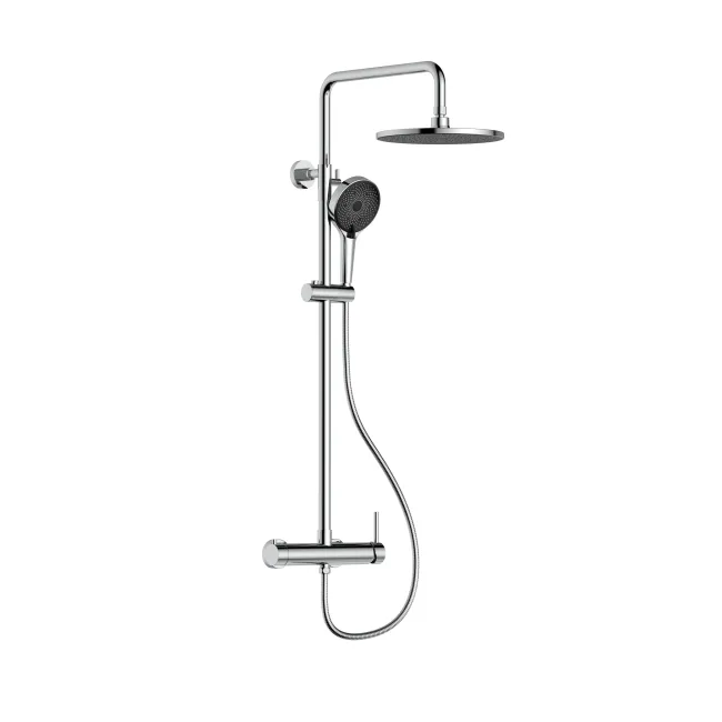 Душова система універсальна Qtap Sloup на два споживача QT57103OC Chrome Душова система універсальна Qtap Sloup на два споживача QT57103OC Chrome