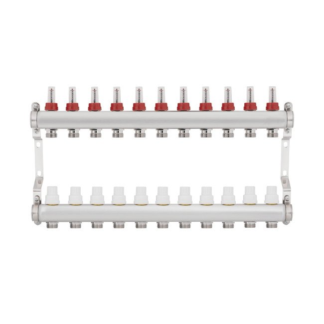 Колектор з витратомірами SD Plus 1" 11 виходів SD00411 Колектор з витратомірами SD Plus 1" 11 виходів SD00411