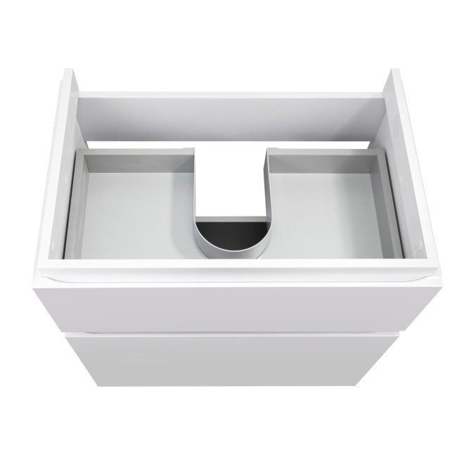 Комплект Qtap Albatross 810х825х460 White тумба підлогова +  раковина урізна  QT0171TN800D3080CW