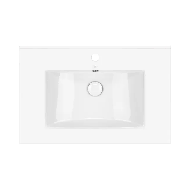 Комплект Qtap Albatross 810х825х460 White тумба підлогова +  раковина урізна  QT0171TN800D3080CW