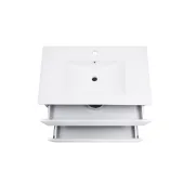 Комплект Qtap Albatross 810х725х460 White тумба підвісна + раковина урізна QT0172TP800D3080CW