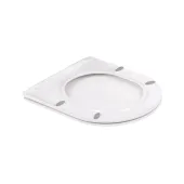 Унітаз підлоговий Qtap Swan безобідковий з сідінням Soft-close QT16223178W