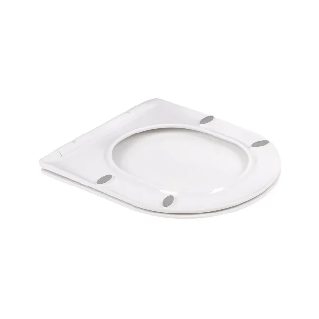 Унітаз підлоговий Qtap Swan безобідковий з сідінням Soft-close QT16223178W