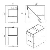 Бункер для пелет Thermo Alliance 0,3 куб. м