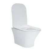Унітаз підвісний Qtap Presto безобідковий з сідінням Soft-close QT24332615EW