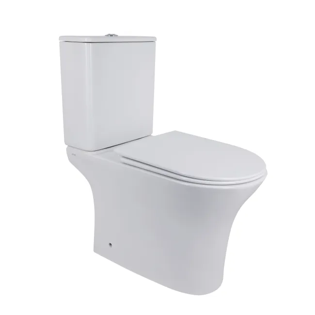 Унітаз-компакт Qtap Presto безобідковий з сідінням Soft-close QT24221217AW Унітаз-компакт Qtap Presto безобідковий з сідінням Soft-close QT24221217AW