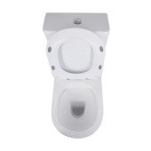 Унітаз-компакт Qtap Presto безобідковий з сідінням Soft-close QT24221217AW Унітаз-компакт Qtap Presto безобідковий з сідінням Soft-close QT24221217AW