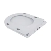 Унітаз-компакт Qtap Presto безобідковий з сідінням Soft-close QT24221217AW