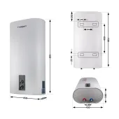 Водонагрівач електричний Thermo Alliance 50 л плоский вертикальний, сухий ТЕН 2 кВт (0,8+1,2) DT50V20G(PD)-D/2
