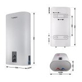 Водонагрівач електричний Thermo Alliance 80 л плоский вертикальний, сухий ТЕН 2 кВт (0,8+1,2) DT80V20G(PD)-D/2