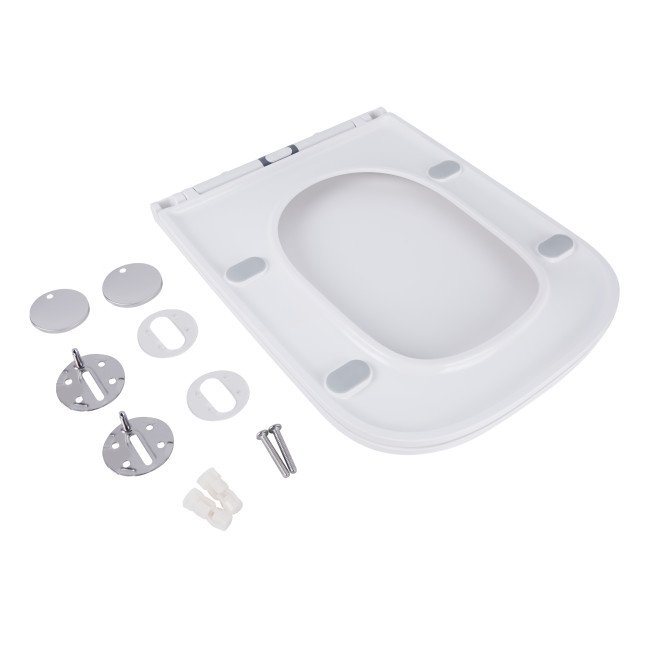 Сидіння для унітаза Qtap (Aries) з мікроліфтом Slim QT99HXU15W Сидіння для унітаза Qtap (Aries) з мікроліфтом Slim QT99HXU15W