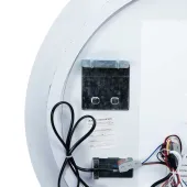 Дзеркало Qtap Scorpio R590 з LED-підсвічуванням Touch, з антизапотіванням, з димером, рег. темп. кольору (3000-6500K) QT14782001W