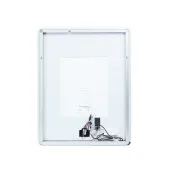Дзеркало Qtap Scorpio 800х600 з LED-підсвічуванням Touch, з антизапотіванням, з димером, рег. темп. кольору (3000-6500K) Reverse QT14781003W