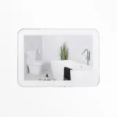 Дзеркало Qtap Swan 700х500 з LED-підсвічуванням Touch, димер, рег. яскравості Reverse QT167814145070W