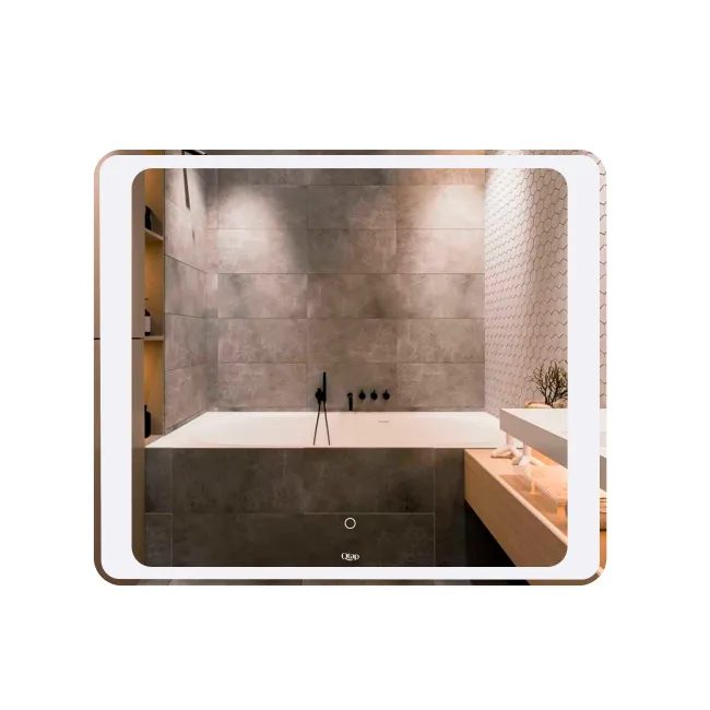 Дзеркало Qtap Leo 800х700 з LED-підсвічуванням Touch, димер, рег. яскравості QT117814187080W Дзеркало Qtap Leo 800х700 з LED-підсвічуванням Touch, димер, рег. яскравості QT117814187080W
