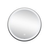 Дзеркало Qtap Robin R600 з LED-підсвічуванням Touch, з антизапотіванням, з димером, рег. темп. кольору (3000-6500K) QT13786501B