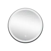 Дзеркало Qtap Robin R600 з LED-підсвічуванням Touch, з антизапотіванням, з димером, рег. темп. кольору (3000-6500K) QT13786501B