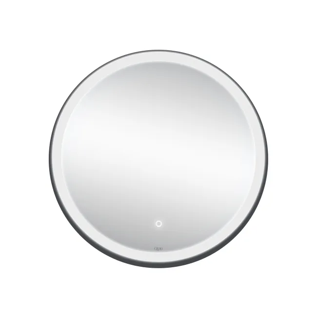 Дзеркало Qtap Robin R600 з LED-підсвічуванням Touch, з антизапотіванням, з димером, рег. темп. кольору (3000-6500K) QT13786501B