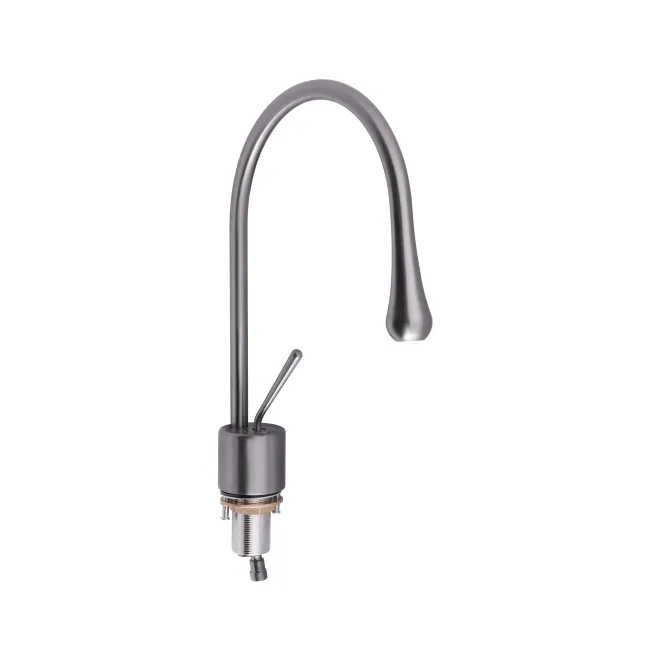 Змішувач для раковини Qtap Virgo з поворотним виливом QTVIR1066103K Gunmetal Black PVD Змішувач для раковини Qtap Virgo з поворотним виливом QTVIR1066103K Gunmetal Black PVD