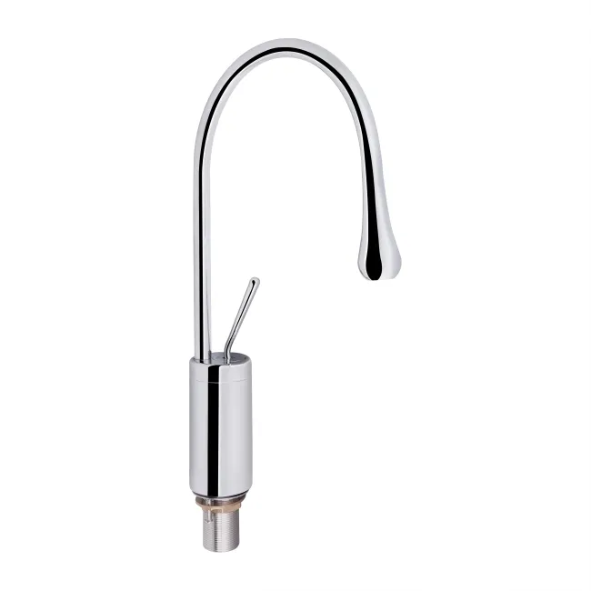Змішувач для раковини Qtap Virgo з поворотним виливом високий QTVIR1066H103C Chrome Змішувач для раковини Qtap Virgo з поворотним виливом високий QTVIR1066H103C Chrome