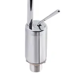 Змішувач для раковини Qtap Virgo з поворотним виливом високий QTVIR1066H103C Chrome