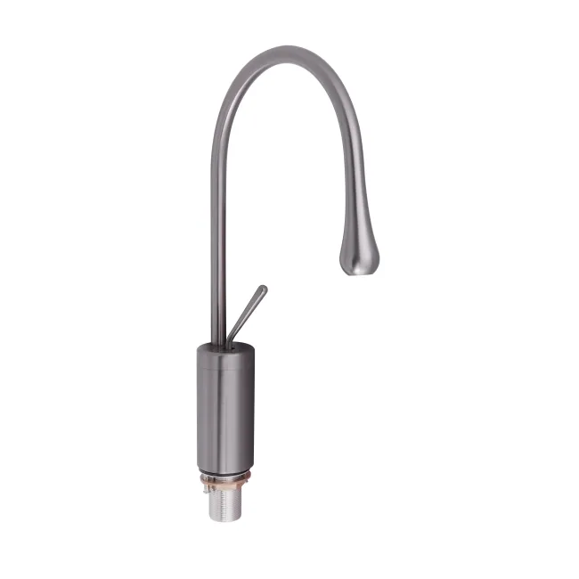 Змішувач для раковини Qtap Virgo з поворотним виливом високий QTVIR1066H103K Gunmetal Black PVD Змішувач для раковини Qtap Virgo з поворотним виливом високий QTVIR1066H103K Gunmetal Black PVD