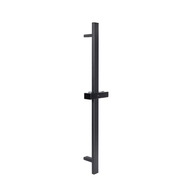 Душова стійка з тримачем універсальна Qtap Lepit 705 мм прямокутна QTLEP82103NB Black Matt Душова стійка з тримачем універсальна Qtap Lepit 705 мм прямокутна QTLEP82103NB Black Matt