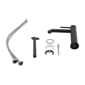 Змішувач для раковини Qtap Robin QTROB1060M102B Black Matt