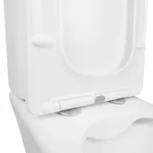 Унітаз-компакт Qtap Kalao безобідковий з сідінням Soft-close QT08221213AW