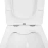 Унітаз-компакт Qtap Kalao безобідковий з сідінням Soft-close QT08221213AW