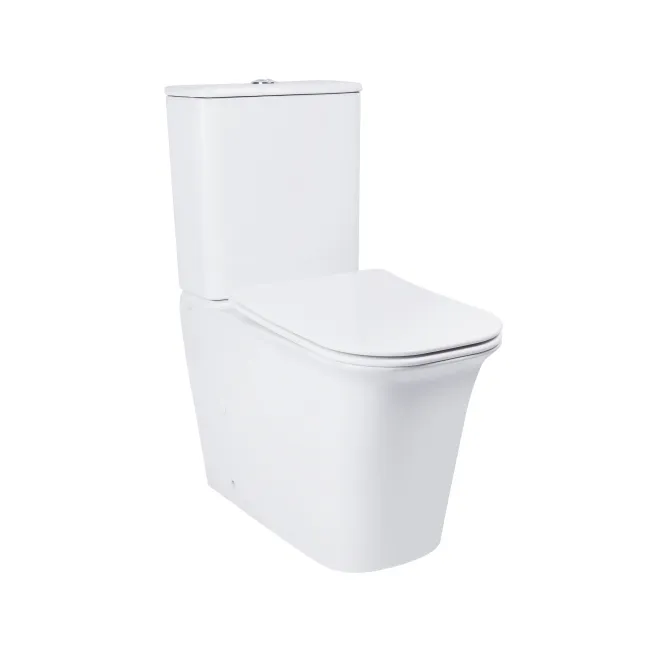 Унітаз-компакт Qtap Nando безобідковий з сидінням Soft-close QT12221222AW Унітаз-компакт Qtap Nando безобідковий з сидінням Soft-close QT12221222AW