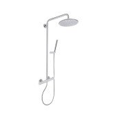 Душова система універсальна Qtap Brno термостатична на два споживача QTBRN5769103ONC Chrome Душова система універсальна Qtap Brno термостатична на два споживача QTBRN5769103ONC Chrome