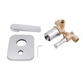 Змішувач для душу Qtap Vlasta прихованого монтажу на два споживача QTVLA6028102NC Chrome Змішувач для душу Qtap Vlasta прихованого монтажу на два споживача QTVLA6028102NC Chrome