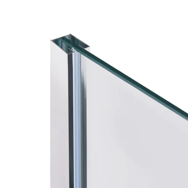 Душова перегородка Qtap Walk-In Standard CRM209.C8 90х200 см, скло Clear 8 мм, покриття CalcLess