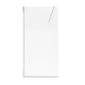 Душова перегородка Qtap Walk-In Standard CRM201.C8 100х200 см, скло Clear 8 мм, покриття CalcLess