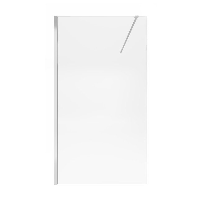 Душова перегородка Qtap Walk-In Standard CRM2011.C8 110х200 см, скло Clear 8 мм, покриття CalcLess Душова перегородка Qtap Walk-In Standard CRM2011.C8 110х200 см, скло Clear 8 мм, покриття CalcLess