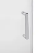 Душові двері в нішу Qtap Taurus CRM209-1.C6 90-100x185 см, скло Clear 6 мм, покриття CalcLess