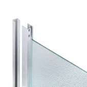 Душова кабіна Lidz Latwa SC90x90.SAT.HIGH.FR, скло Frost 4 мм без піддона