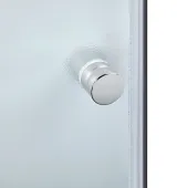 Душова кабіна Lidz Latwa SC90x90.SAT.HIGH.FR, скло Frost 4 мм без піддона