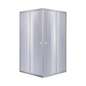 Набір Lidz душова кабіна Wawel SC90x90.SAT.LOW.GR, скло тоноване 4 мм + піддон Mazur