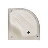 Душова кабіна Latwa SC80x80.SAT.HIGH.GR полукругла, скло тон. 4 мм + Душовий піддон KAPIELKA ST80x80x41, з панеллю Lidz Душова кабіна Latwa SC80x80.SAT.HIGH.GR полукругла, скло тон. 4 мм + Душовий піддон KAPIELKA ST80x80x41, з панеллю Lidz