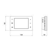 Тижневий програмований термостат Thermo Alliance ТА-2701WiFi сенсорний з WiFi