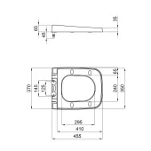 Сидіння для унітаза Qtap Gemini з мікроліфтом Slim QT25992614EW