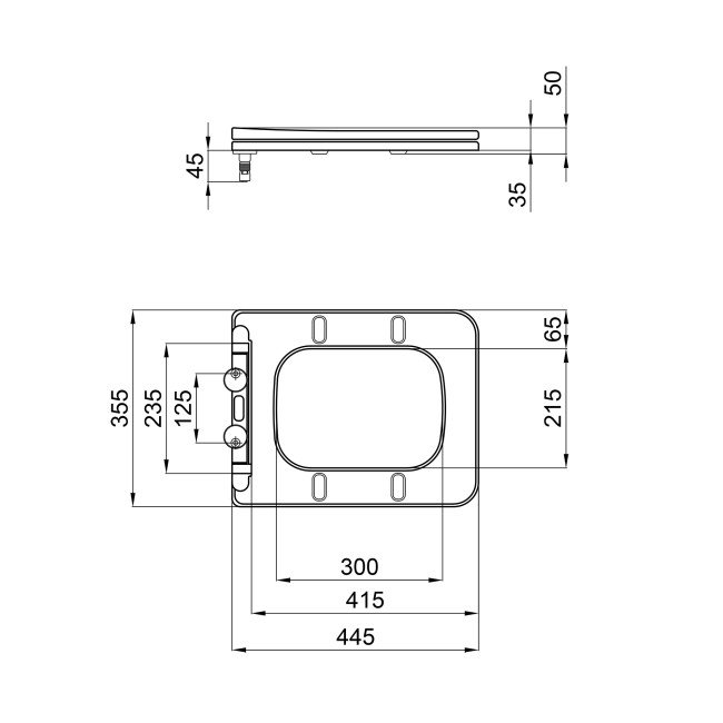 Сидіння для унітаза Qtap Kalao з мікроліфтом Slim QT08991213AW 2 Сидіння для унітаза Qtap Kalao з мікроліфтом Slim QT08991213AW 2